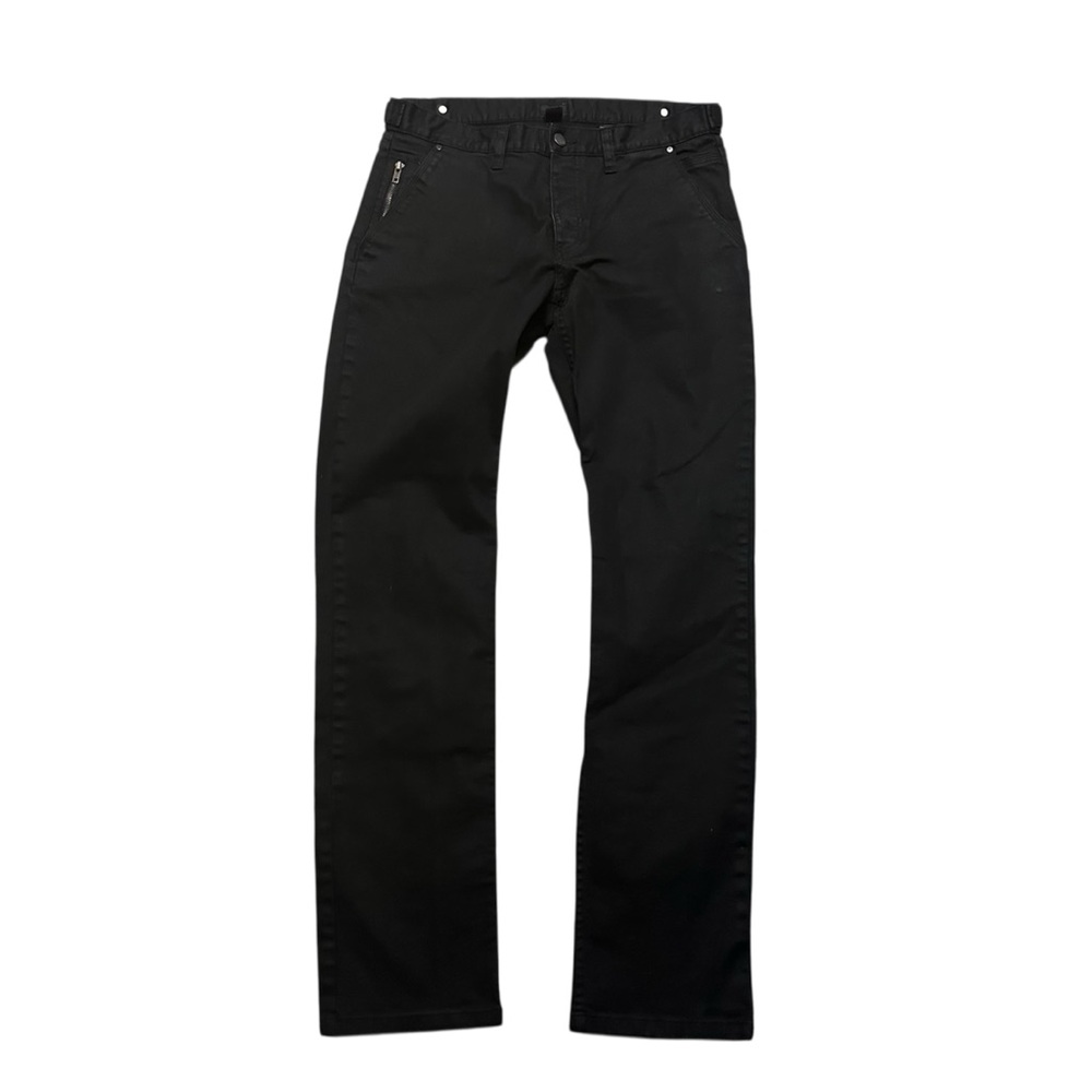 H&M Stylish Mens Jeans Sz 33/33 Straight Black